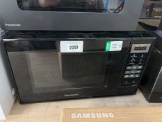 +VAT Panasonic NM-ET8JBM microwave oven in black