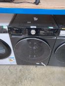 +VAT Hisense 10.5kg washing machine in black