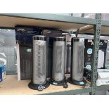 +VAT 2 Delonghi tower ceramic fan heaters together with 3 Dreo ceramic heaters