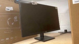 +VAT HP monitor, unboxed with stand, no power supply