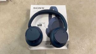 +VAT Boxed pair of Sony WHCH720N noise cancelling headphones