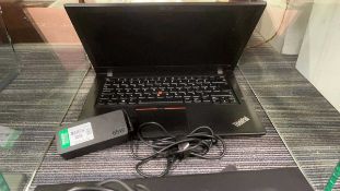 +VAT Lenovo ThinkPad T480 with an Intel Core i5-8250U, 8 GB RAM, 256 GB Storage, Windows 11, power