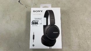 +VAT Sony MDRZX110AP headphones in box