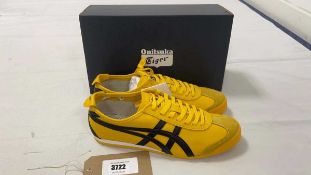 +VAT Onitsuka Tiger UK9.5 mexico 66 trainers in yellow - boxed