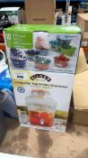 +VAT Clip top drinks dispenser, box of stoneware bowls and a Brita water filter jug