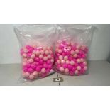 +VAT 2 bags of children's ball pit balls