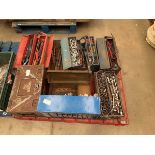 +VAT Pallet of toolboxes with quantity of sockets, screwdrivers, wrenches, plyers, chisels etc.