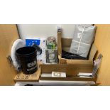 +VAT Household DIY to include toilet seats, box of plastic tie wraps, Vado outlet shower valves,