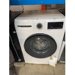 +VAT Bosch Serie 6 10kg washing machine in black and white
