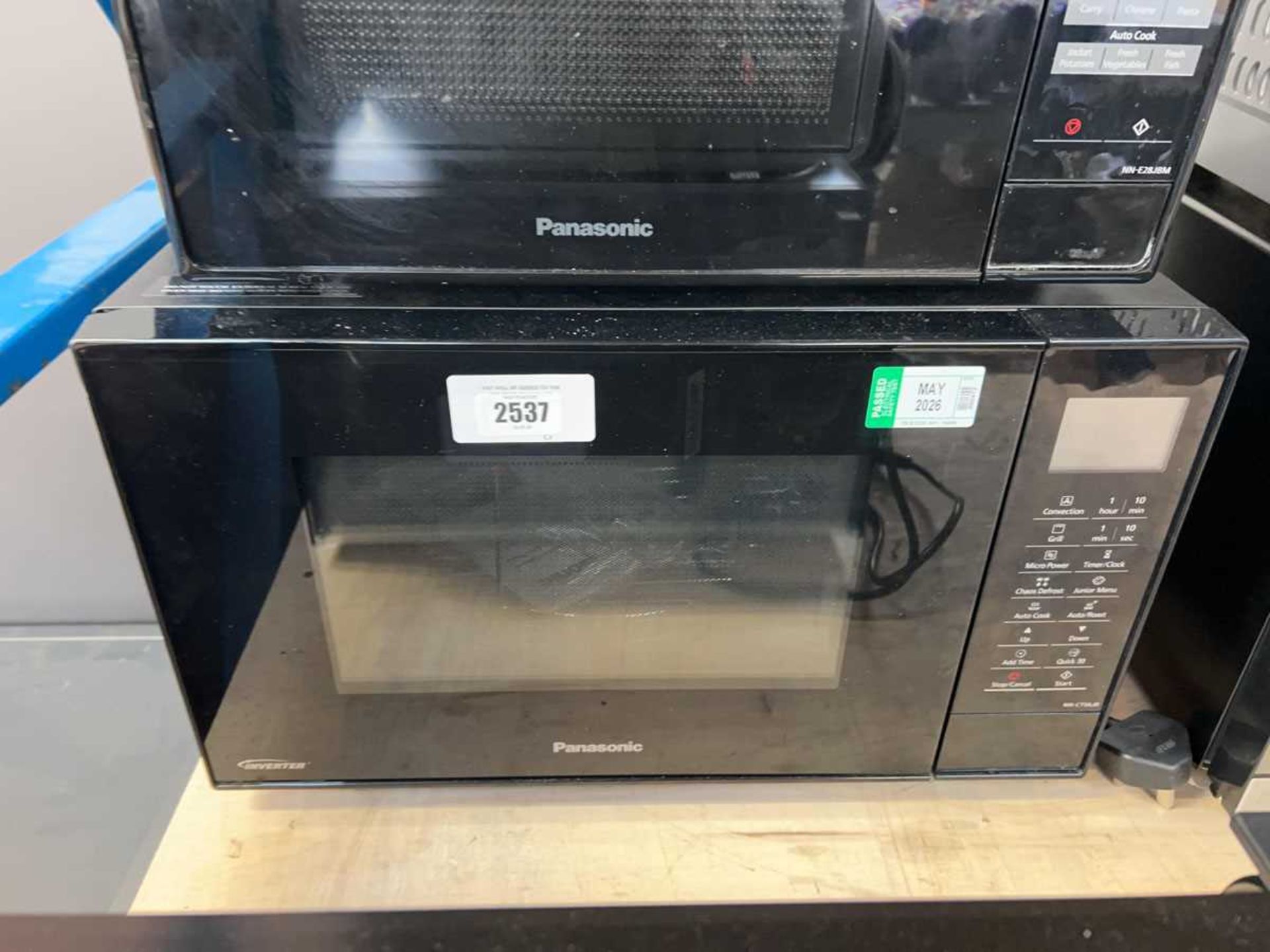 +VAT Unboxed Panasonic NN-CT56JB digital microwave in black
