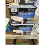 +VAT 2 boxed Lutec motion activated LED solar security lights