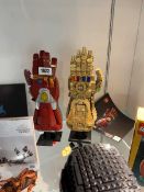 Lego Marvel Infinity Gauntlet (76191) with Lego Marvel Nano Gauntlet (76223) with 1 manual for