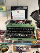 Lego Ideas typewriter (21327) with manual and Lego letter pack Not checked, may be incomplete
