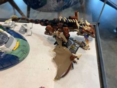 Lego Harry Potter Hungarian Horntail Dragon on display stand (76406) Potentially parts missing