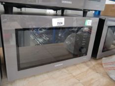 +VAT Samsung Smart Things microwave oven in grey and black