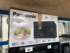 +VAT Boxed Panasonic NNE28JBM microwave oven in black