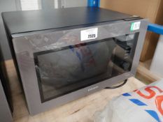+VAT Samsung Smart Things microwave oven in grey and black