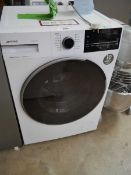 +VAT Smeg 10kg washing machine in black and white