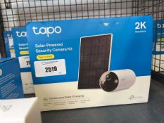 +VAT Boxed Tapo C410 Kit solar powered security camera kit