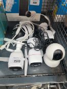 +VAT An assortment of loose Tapo security cameras