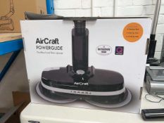 +VAT Aircraft PowerGlide cordless hard floor cleaner with battery and charger, boxed