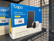+VAT Boxed Tapo C410 Kit solar powered security camera kit