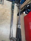 Bundle of Wilson golf clubs