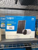 +VAT Boxed Tapo C410 Kit solar powered security camera kit