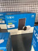 +VAT Boxed Tapo C410 Kit solar powered security camera kit