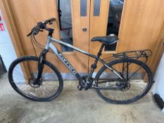 +VAT Carrera mens mountain bike in black and silver