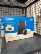 +VAT Boxed Tapo C410 Kit solar powered security camera kit