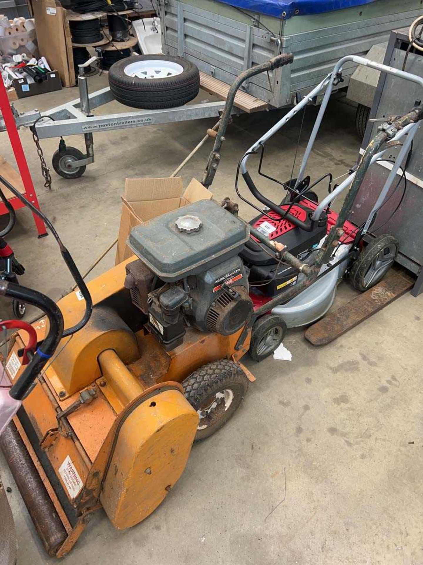 Sisis Order Rake Sisis Auto-Rotorake petrol engined rake/scarifier