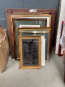 Qty of prints to include robin and horses, cat at the window, plus windmills, urban scenes and a