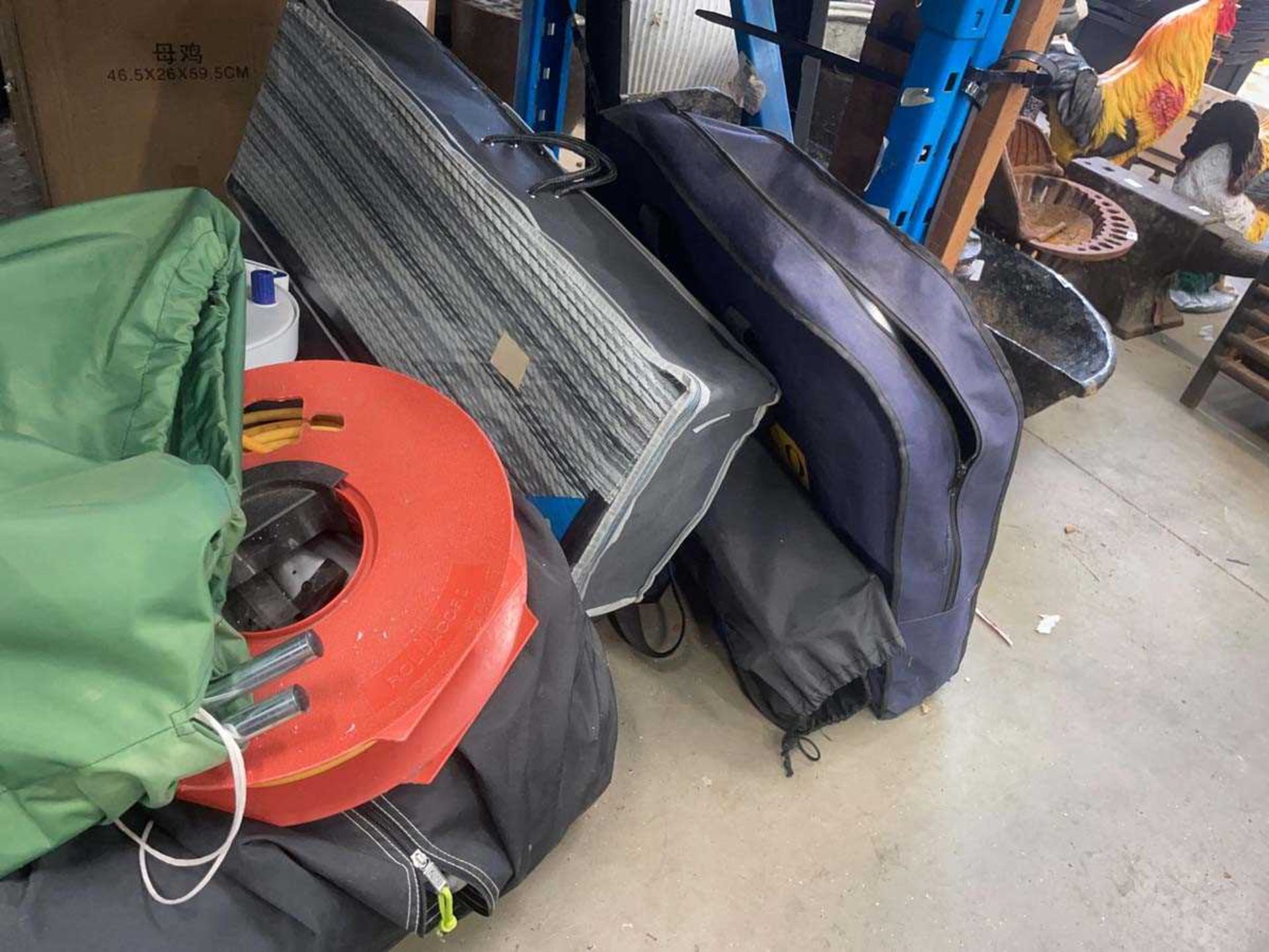 Equipment to include generator, extension leads, washer line reel, continental cushioned carpets. - Image 3 of 3
