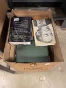 Box of books including 1 Folio Society book