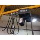 +VAT Yellow 125kg capacity jib crane with Demag electric chain hoist - Image 3 of 10