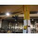 +VAT Yellow 125kg capacity jib crane with Demag electric chain hoist - Image 8 of 10