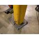 +VAT Yellow 125kg capacity jib crane with Demag electric chain hoist - Image 8 of 9