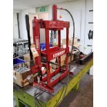 +VAT Kennedy 10 tonne hydraulic bench press, Model: HBP010