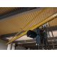+VAT Yellow 125kg capacity jib crane with Demag electric chain hoist - Image 7 of 10