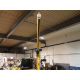 +VAT Yellow 125kg capacity jib crane with Demag electric chain hoist - Image 10 of 10
