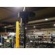 +VAT Yellow 125kg capacity jib crane with Demag electric chain hoist - Image 9 of 9