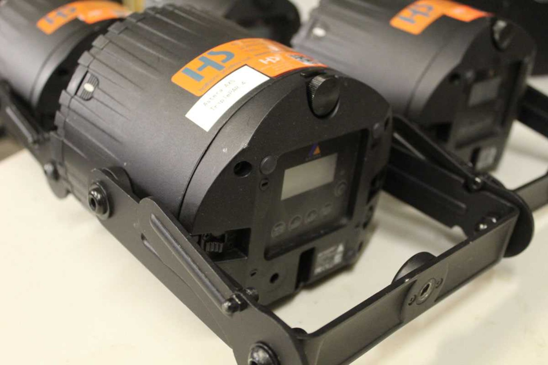 +VAT Set of four Astera AX5 Triple PAR spotlights with associated cable in flight case - Image 6 of 7