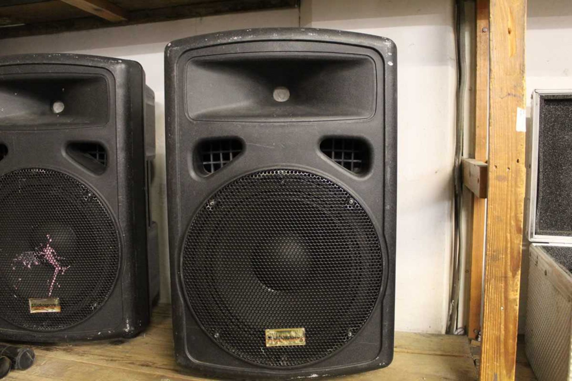 +VAT Pair of Studiospares monitor speakers plus a larger speaker - Image 2 of 4