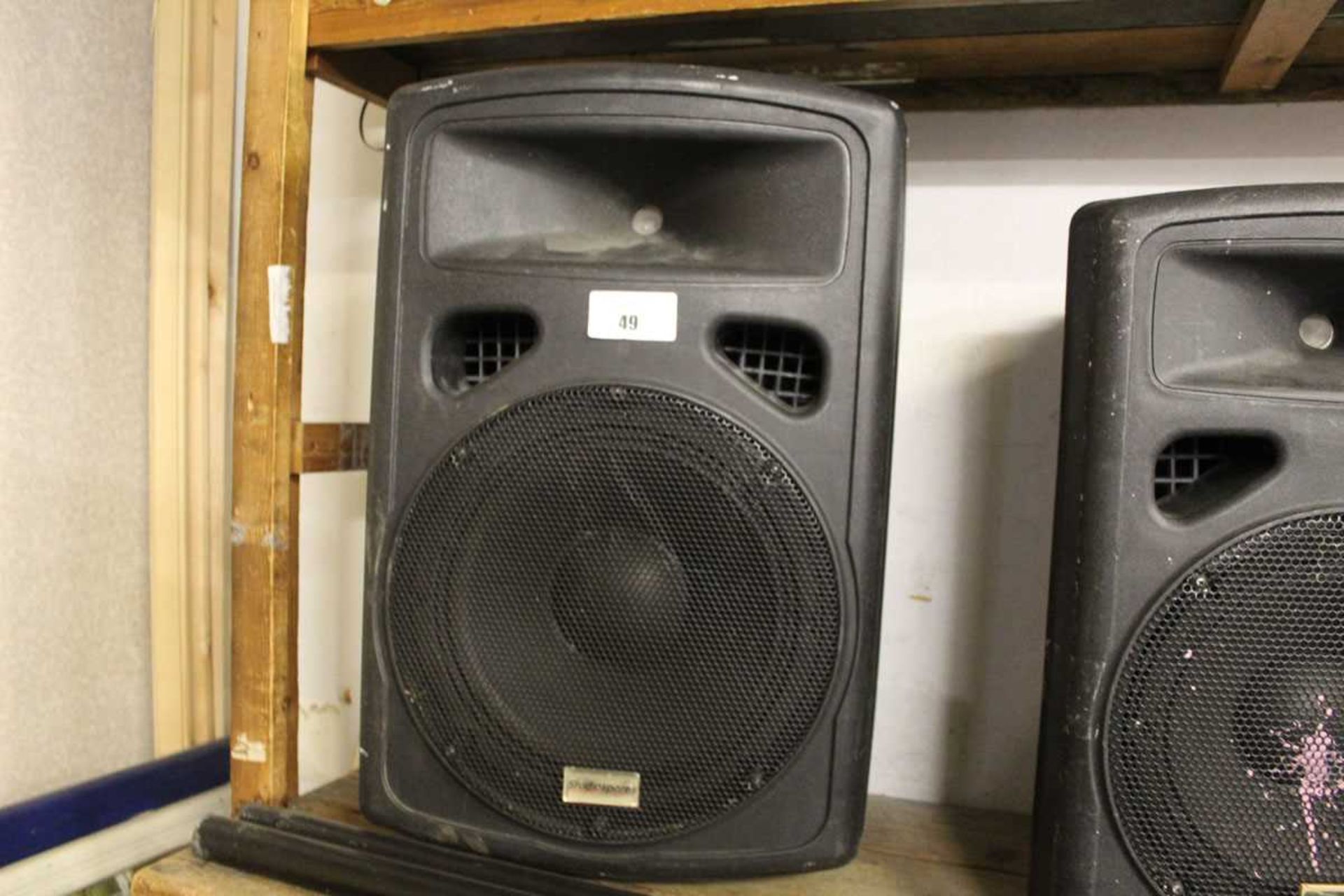 +VAT Pair of Studiospares monitor speakers plus a larger speaker - Image 4 of 4