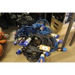 +VAT Approximately eight bundles of single phase 16Amp power cables