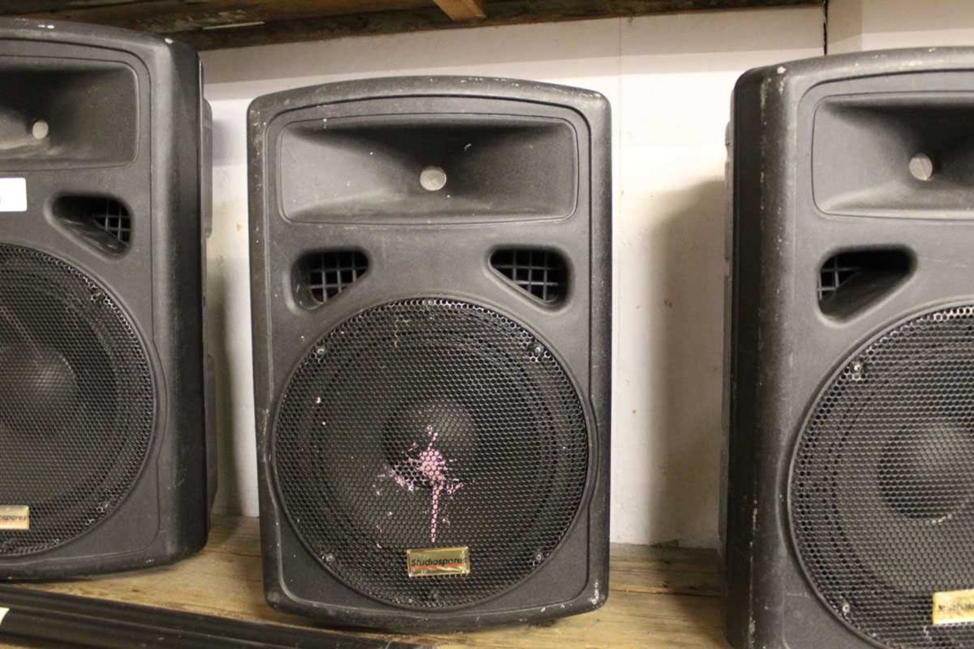 +VAT Pair of Studiospares monitor speakers plus a larger speaker - Image 3 of 4