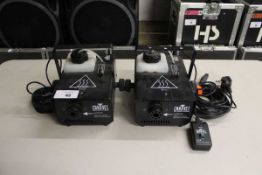 +VAT Two Chauvet Hurricane 901 fogging machines