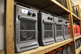 +VAT Four Honeywell electric fan heaters