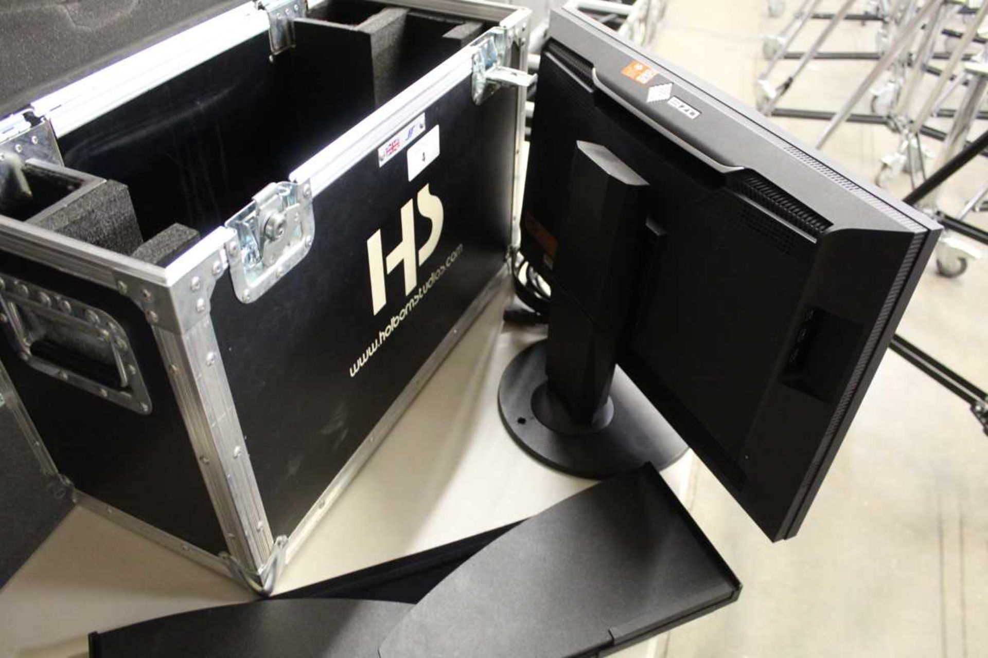 +VAT Eizo Colour Edge CG248 23.8" LCD monitor with stand and associated equipment in flight case - Image 3 of 4